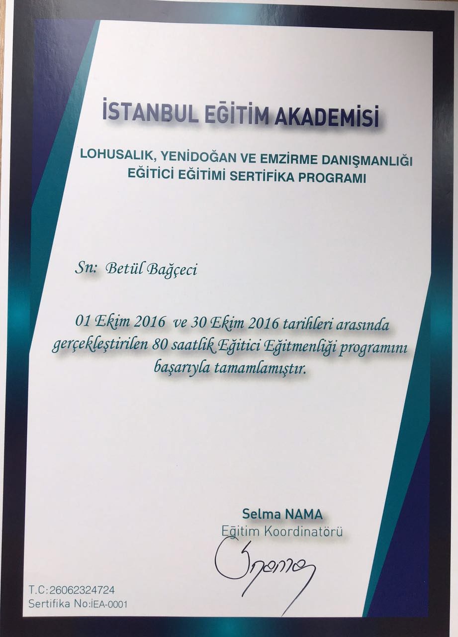 Lohusalık Emzirme Danışmanlığı Eğitimi